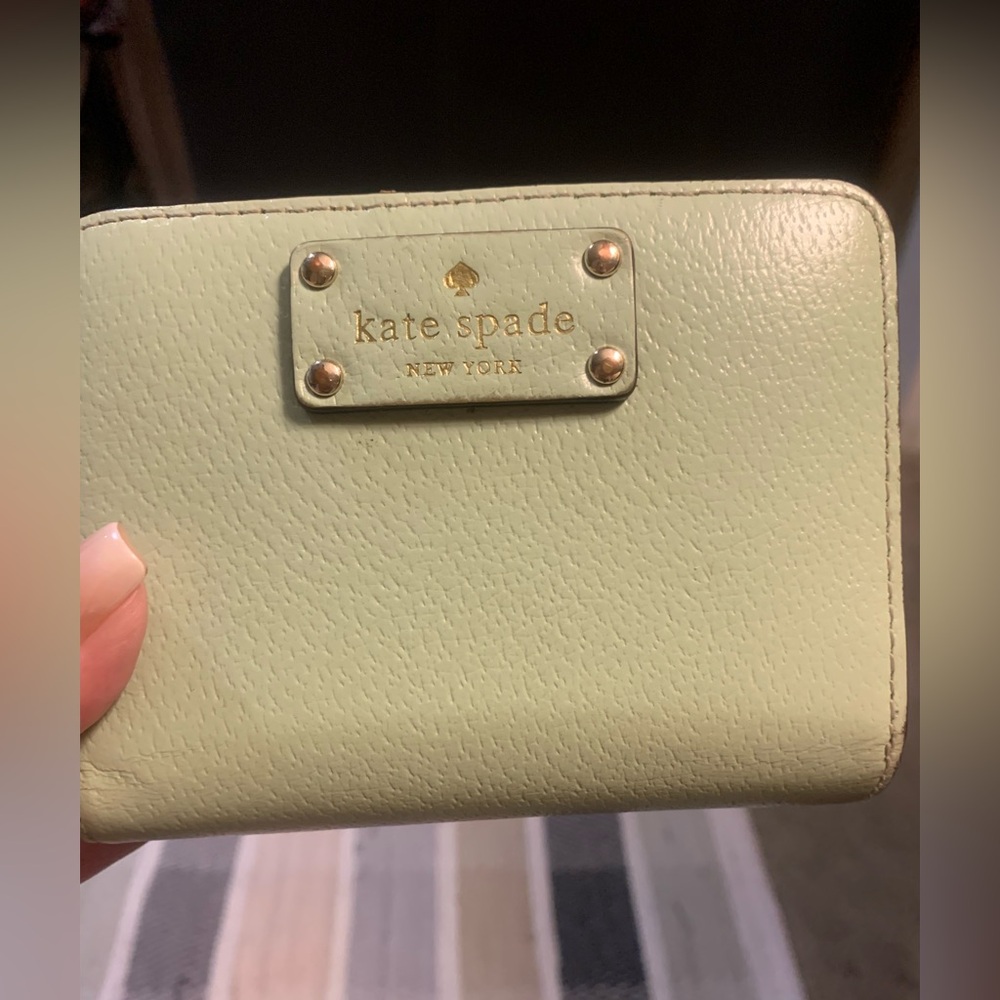 Kate Spade Mint Green Leather Wallet